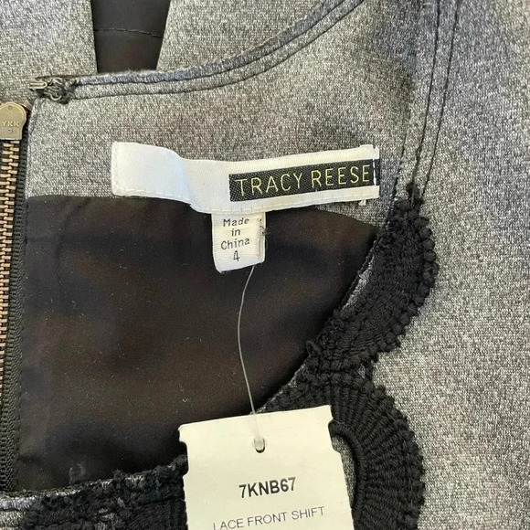 Tracy Reese lace front shift dress - Picture 3 of 6